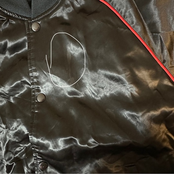 Vtg 80s John Lennon Imagine Embroidered satin jacket - Picture 6 of 7